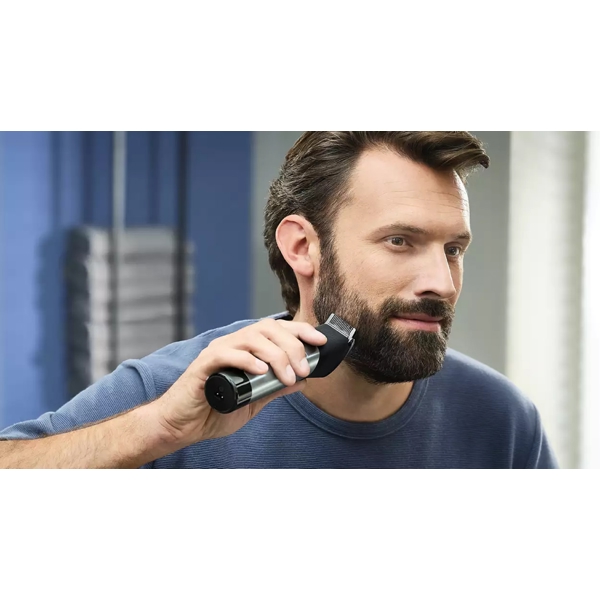 წვერსაპარსი Philips BT9810/15, Beard Trimmer, Silver