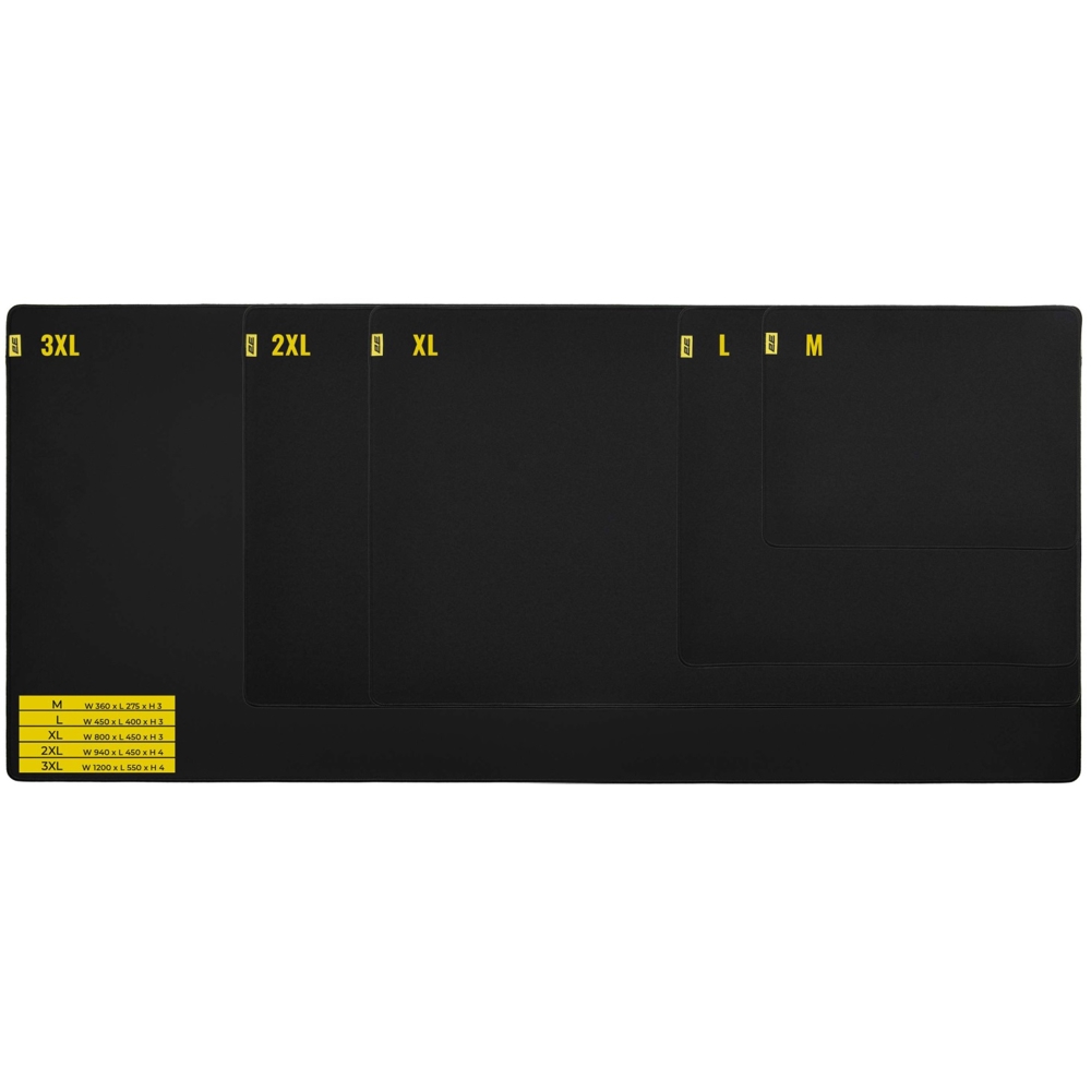 მაუსის პადი 2E 2E-CONTROL-M-BK-PRO, Gaming Mouse Pad, M, Black
