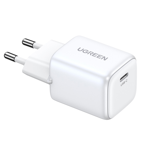 დამტენი UGREEN CD319 (15326) Nexode, 30W, Single port, Type-C, White