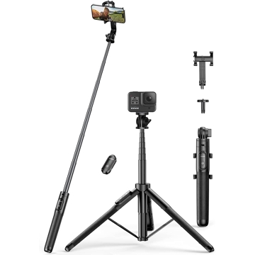 სელფის ჯოხი UGREEN LP586 (15062), Bluetooth, Selfie Stick Tripod, Black