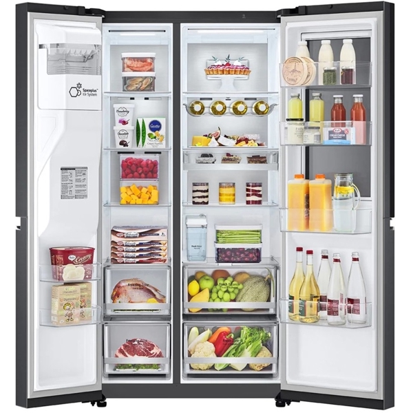 მაცივარი LG GR-X267CQES.AMCQMER, 617L, A++, Refrigerator, Black