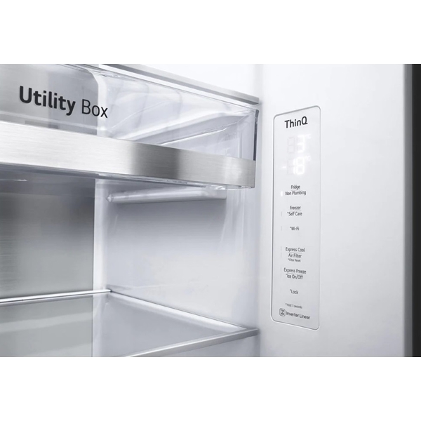 მაცივარი LG GR-X267CQES.AMCQMER, 617L, A++, Refrigerator, Black