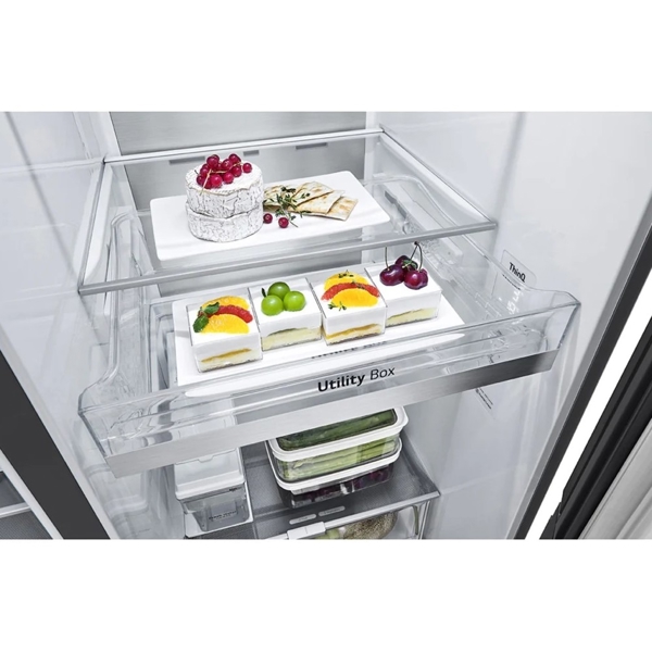 მაცივარი LG GR-X267CQES.AMCQMER, 617L, A++, Refrigerator, Black