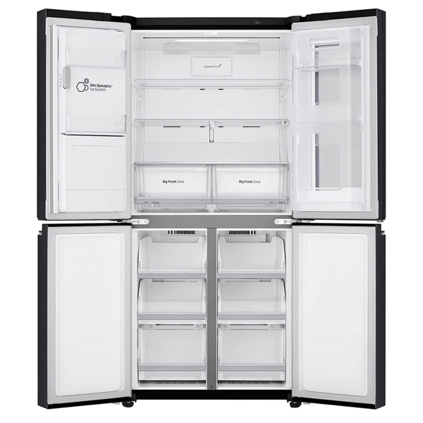 მაცივარი LG GR-X29FTQEL.AMCQMEA, 570L, A, Refrigerator, Black