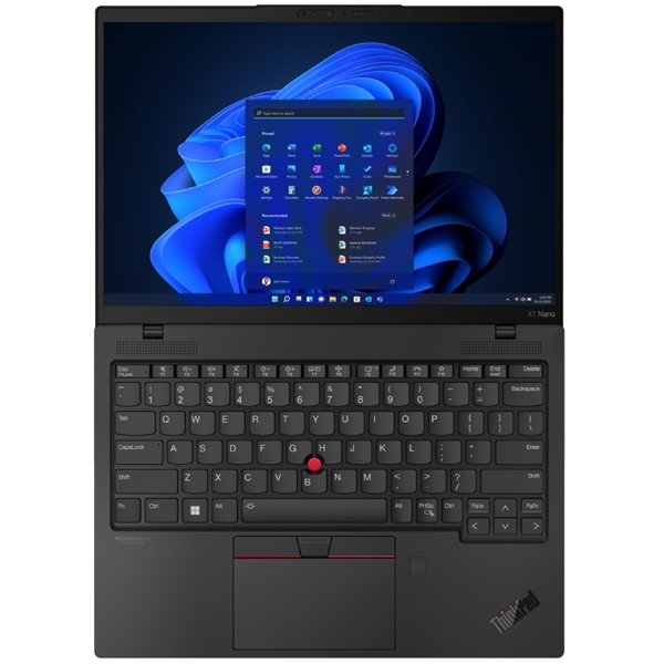 ნოუთბუქი Lenovo 21E80028RT ThinkPad X1 Nano Gen 2, 13", i7-1260P, 16GB, 1TB SSD, Integrated, W11P, Black