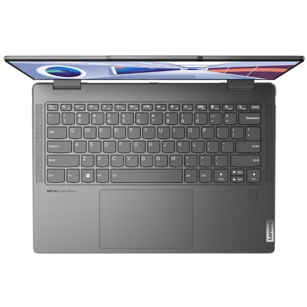 ნოუთბუქი Lenovo 82YM0046RK Yoga 7, 14", Ryzen 7- 7735U, 16GB, 1TB SSD, Integrated, W11, Storm Grey