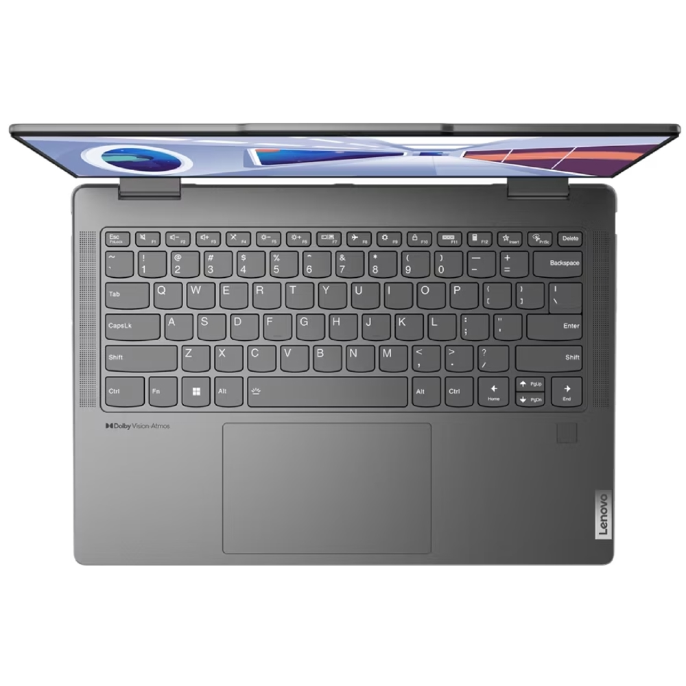 ნოუთბუქი Lenovo 82YM0046RK Yoga 7, 14", Ryzen 7- 7735U, 16GB, 1TB SSD, Integrated, W11, Storm Grey