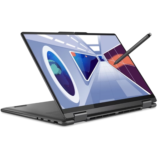 ნოუთბუქი Lenovo 82YM0046RK Yoga 7, 14", Ryzen 7- 7735U, 16GB, 1TB SSD, Integrated, W11, Storm Grey