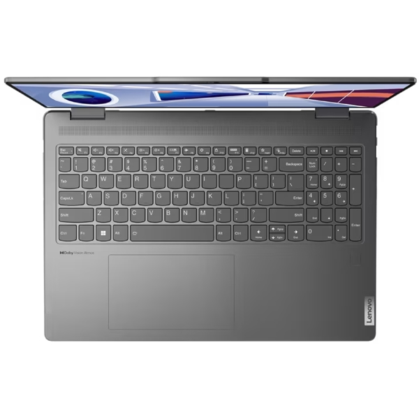 ნოუთბუქი Lenovo 82YN002JRK Yoga 7, 16", i7-1360P, 16GB, 1TB SSD, Integrated, W11, Storm Grey