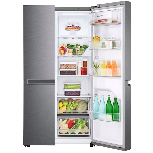 მაცივარი LG GR-B267JQYL.ADSQMER, 643L, A++, Refrigerator, Grey