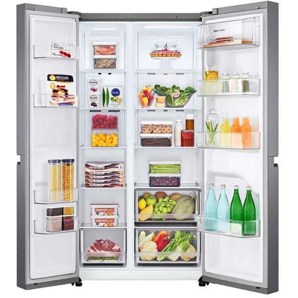 მაცივარი LG GR-B267JQYL.ADSQMER, 643L, A++, Refrigerator, Grey