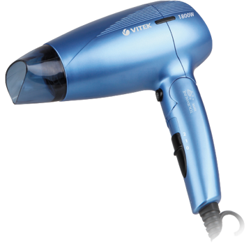 თმის საშრობი Vitek VT-2316, 1800W, Hair Dryer, Blue