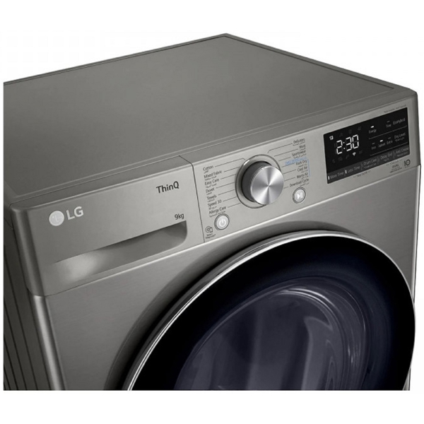 სარეცხის საშრობი მანქანა LG RH90V9PV8N.APTPMEA, 9Kg, Washing Dryer, Silver