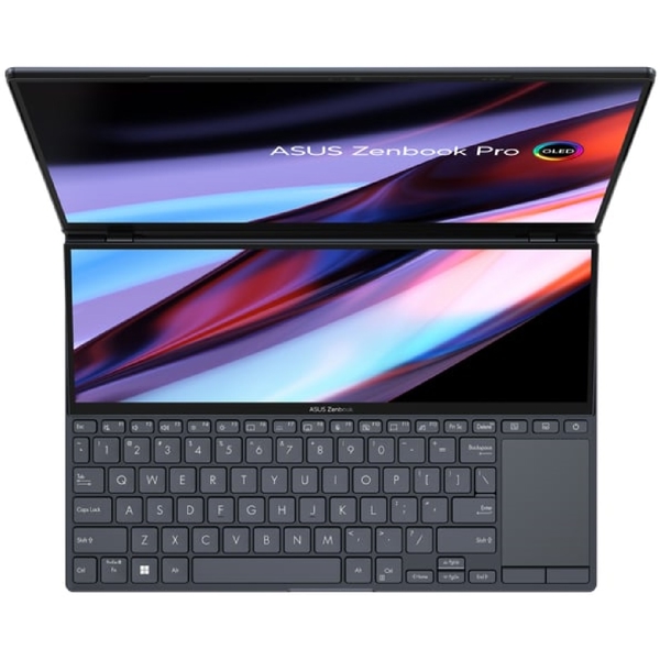 ნოუთბუქი Asus UX8402VU-P1036W Zenbook Pro 14 Duo, 14.5", i7-13700H, 16GB, 1TB SSD, RTX4050 6GB, W11H, Black