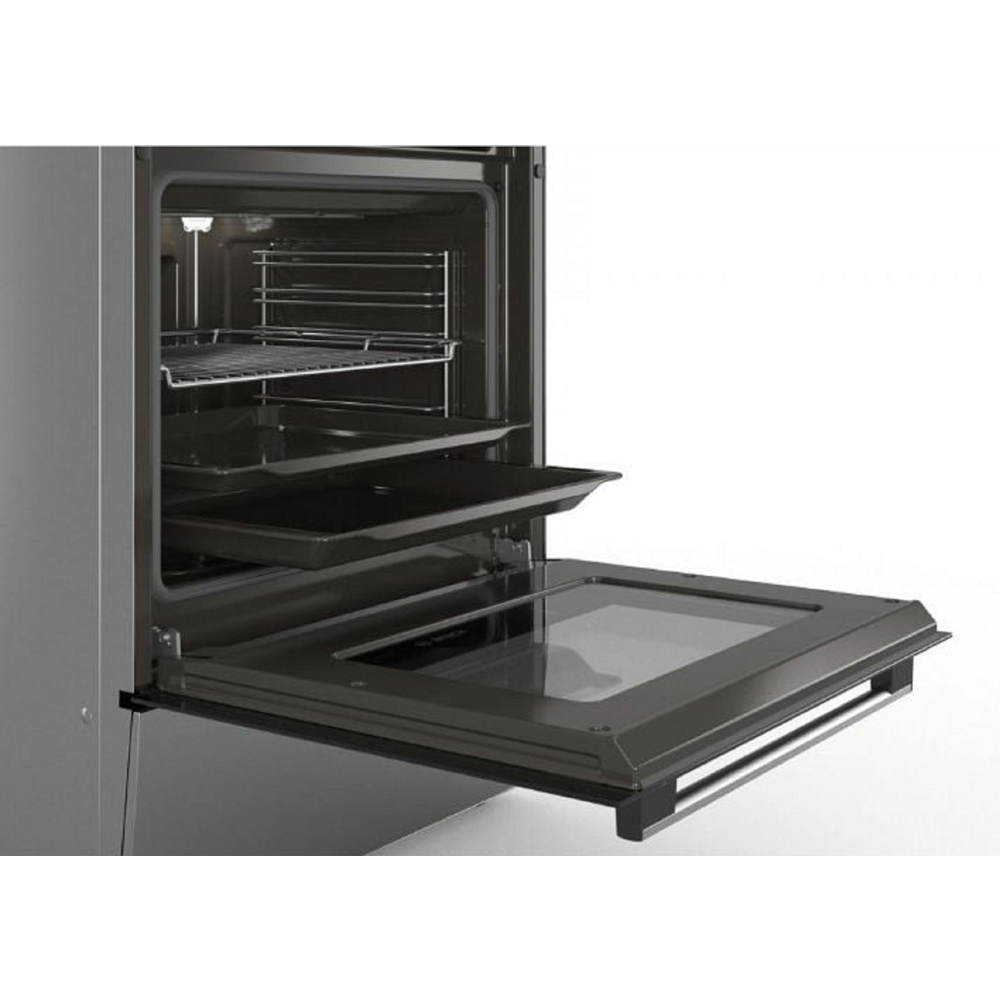 გაზქურა Bosch HGB330E50Q, 4 Gas, Oven, Silver