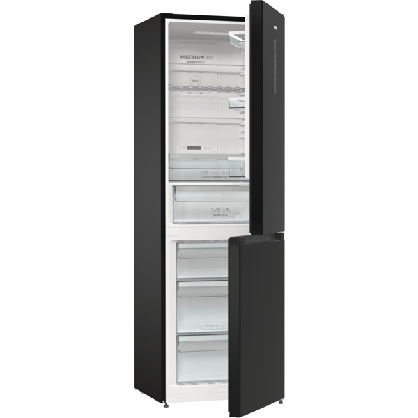 მაცივარი Gorenje NRK6192ABK4, 300L, Refrigerator, Black