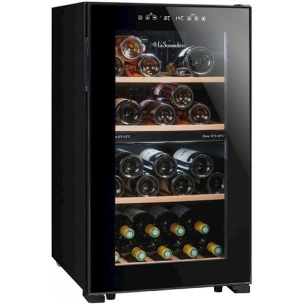 ღვინის მაცივარი La Sommelière LS512ZBLACK, G, Wine Refrigerator, Black