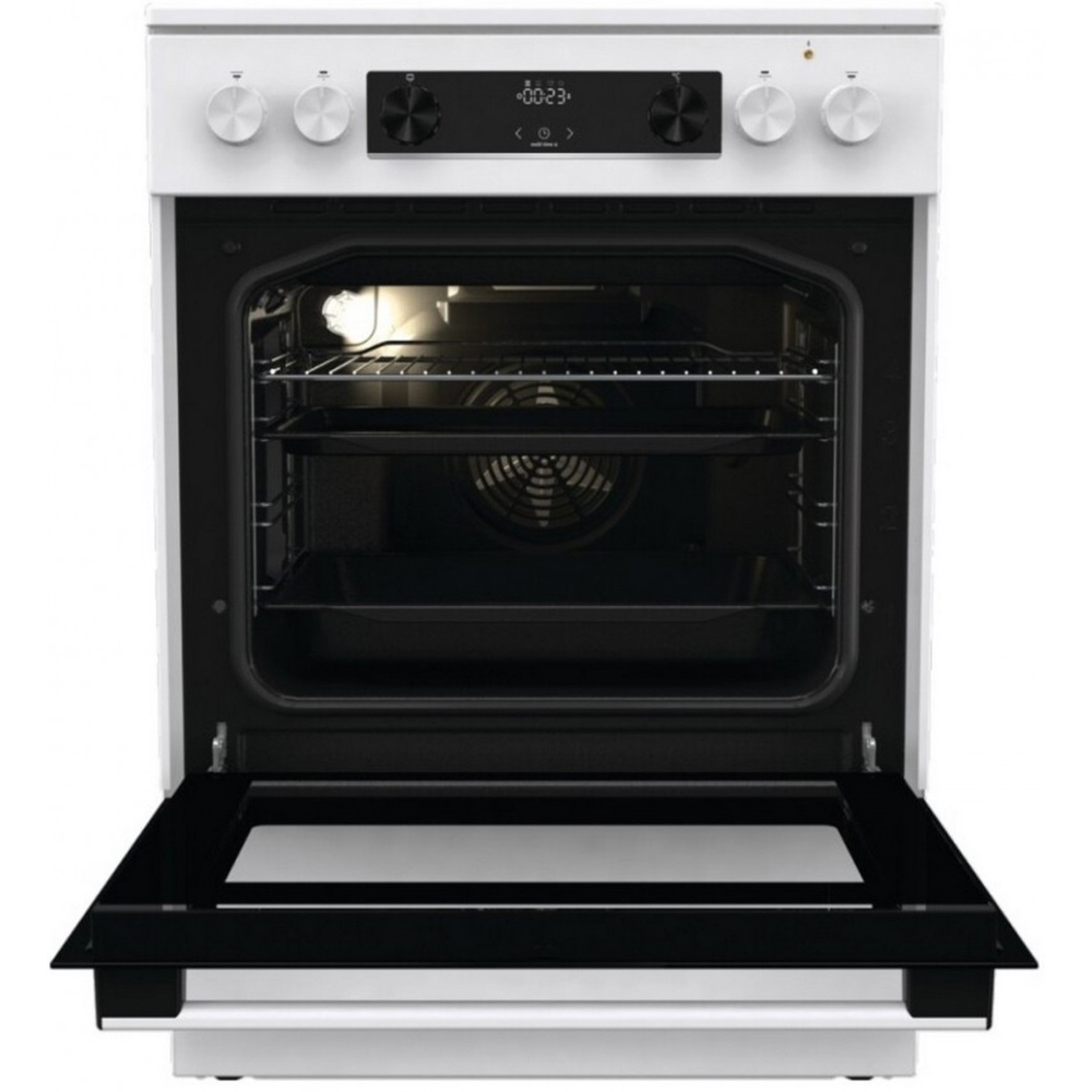 ელექტრო ქურა Gorenje GECS6C70WC, 4 electric, Electric Cooker, White