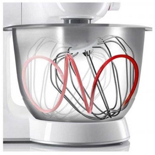 სამზარეულოს კომბაინი Bosch MUM5XW20, 1000W, 3.9L, Food Processor, White