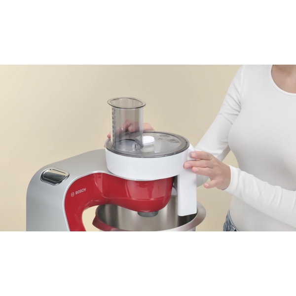 სამზარეულოს კომბაინი Bosch MUM58720, 1000W, 3.9L, Food Processor, Red