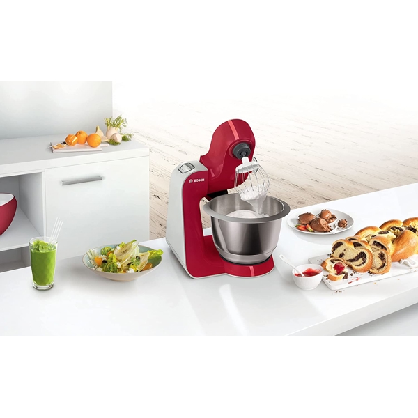 სამზარეულოს კომბაინი Bosch MUM58720, 1000W, 3.9L, Food Processor, Red