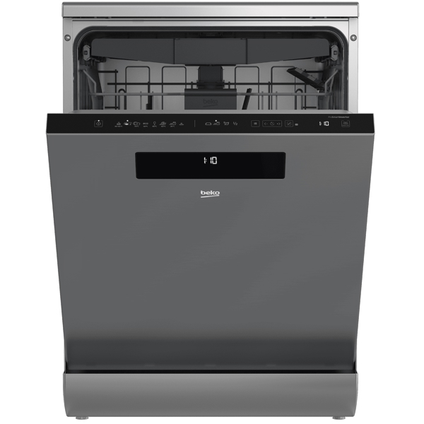 ჭურჭლის სარეცხი მანქანა Beko DEN48520XAD bPRO 500, A++, 43Db, Dishwasher, Silver