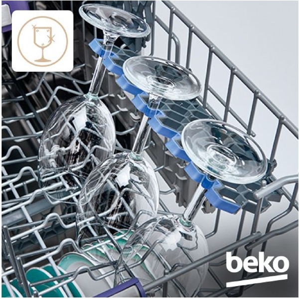 ჭურჭლის სარეცხი მანქანა Beko BDEN48522DX bPRO 500, A++, 43Db, Dishwasher, Gray