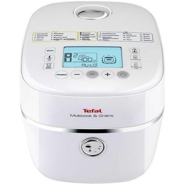 მულტსახარში Tefal RK900132, 850W, 4L, Multifunction Cooker, White