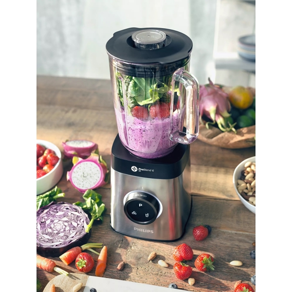 ბლენდერი Philips HR3652/00, 1500W, 2L, Blender, Silver