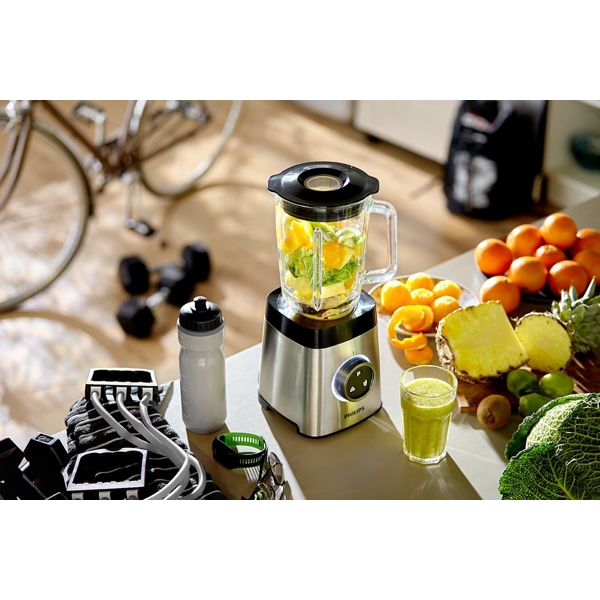 ბლენდერი Philips HR3652/00, 1500W, 2L, Blender, Silver