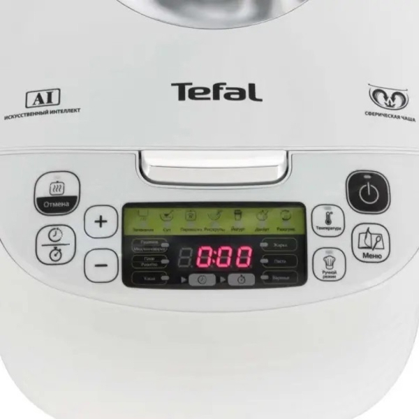 მულტსახარში Tefal RK745134, 750W, 5L, Multifunction Cooker, White