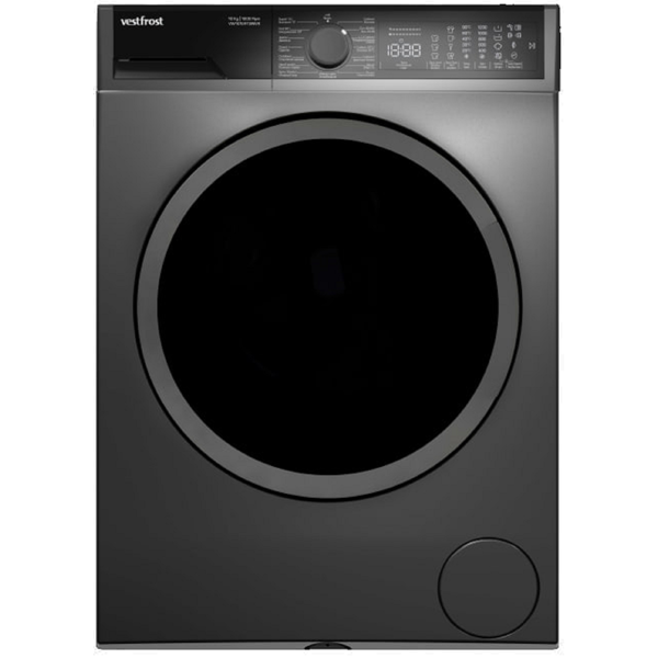 სარეცხი მანქანა Vestfrost VW1012FT3INVX, 10Kg, A, 1200Rpm, 74Db, Washing Machine, Black