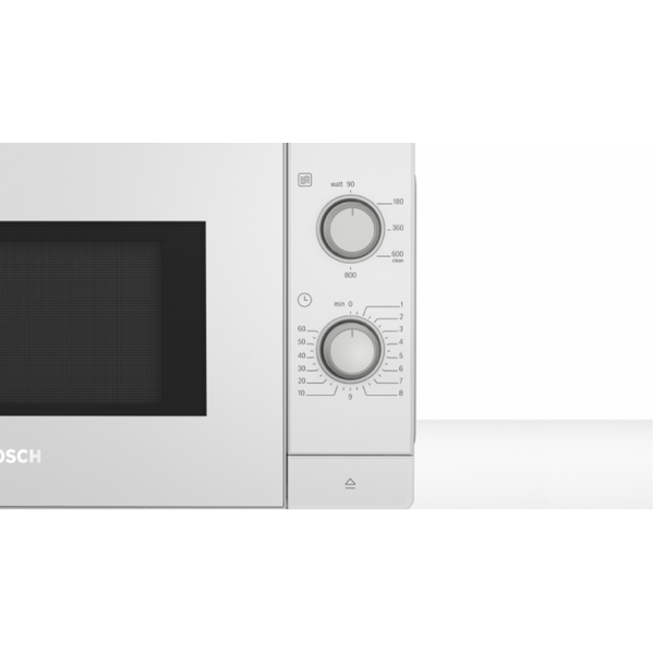 მიკროტალღური ღუმელი Bosch FFL020MW0, 800W, 20L, Microwave Oven, White