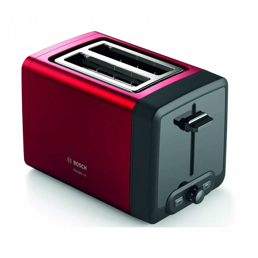 ტოსტერი Bosch TAT4P424, 970W, Toaster, Red