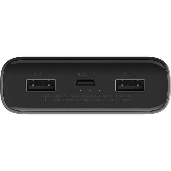 Xiaomi BHR5121GL, 20000Mah, USB, USB-C, Power Bank, Black