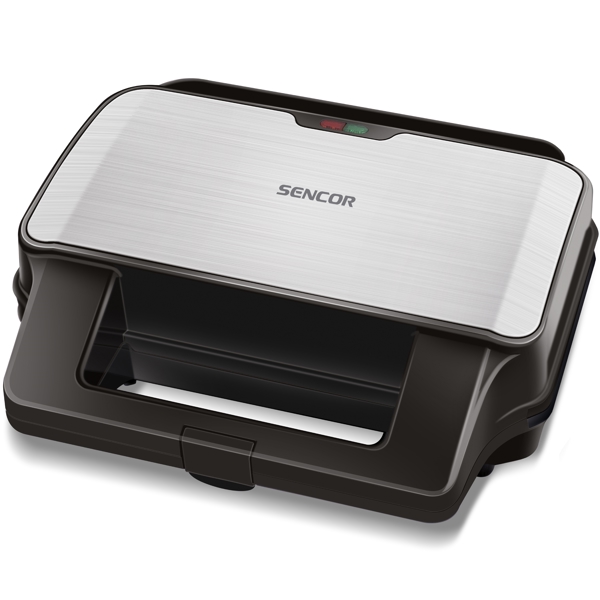 სენდვიჩის აპარატი Sencor SSM 9940SS, 900W, Sandwich Maker, Silver