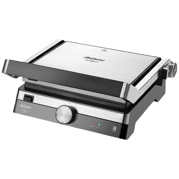 სენდვიჩის აპარატი Arzum AR2023, 2000W, Sandwich Maker, Silver