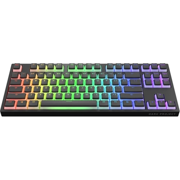 Dark Project DP-KD-87A-006710-GRD, Optical Red 2.0, Wired, RGB, USB, Gaming Keyboard, Black