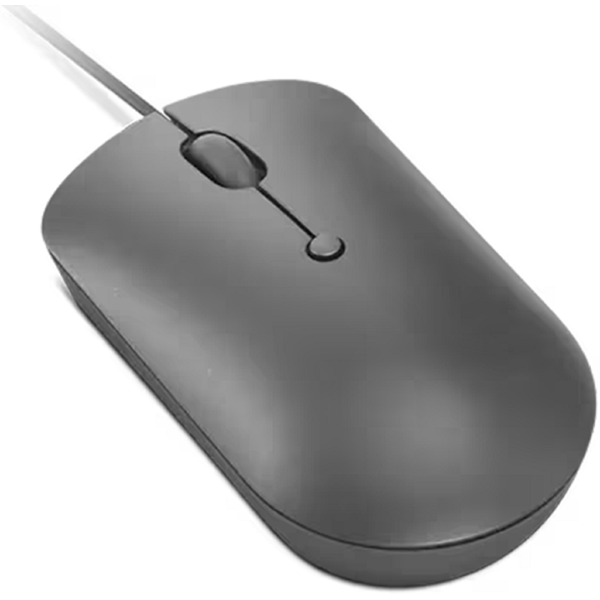 მაუსი Lenovo GY51D20876, Wired, USB Type-C, Mouse, Grey