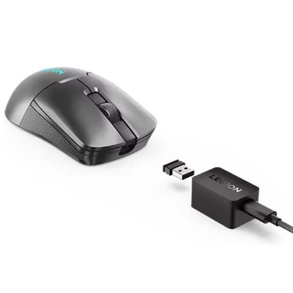 მაუსი Lenovo GY51H47355 Legion M600S, Wireless, Bluetooth, USB-C, Gaming Mouse, Storm Grey