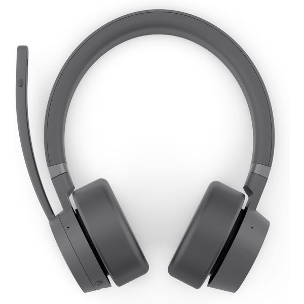 ყურსასმენი Lenovo GXD1C99241 GO, Headset  With Charging Stand, Wireless, Bluetooth, USB-C, Grey