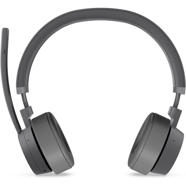 ყურსასმენი Lenovo GXD1C99241 GO, Headset  With Charging Stand, Wireless, Bluetooth, USB-C, Grey