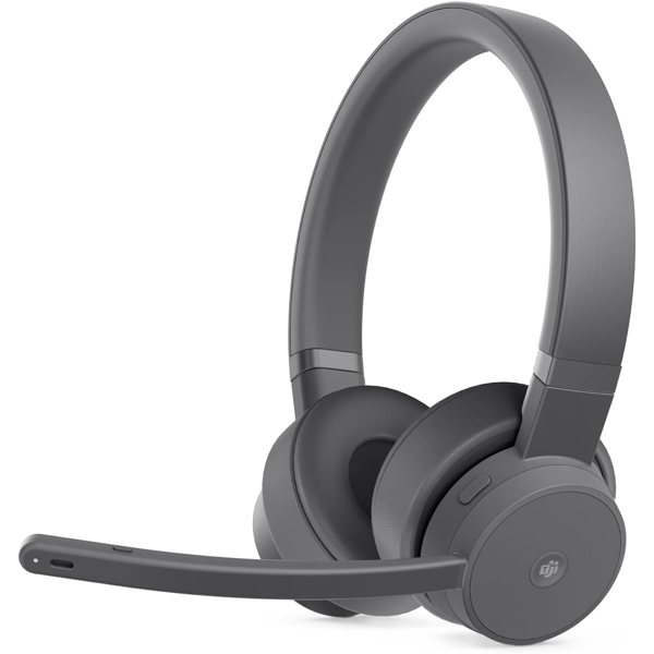 ყურსასმენი Lenovo GXD1C99241 GO, Headset  With Charging Stand, Wireless, Bluetooth, USB-C, Grey