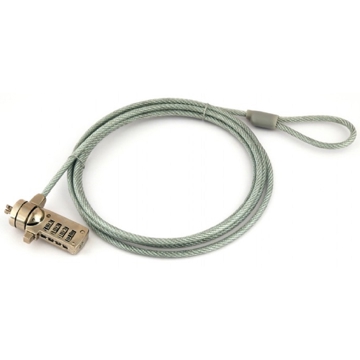 Gembird LK-CL-01, Cable Lock For Notebook, Silver