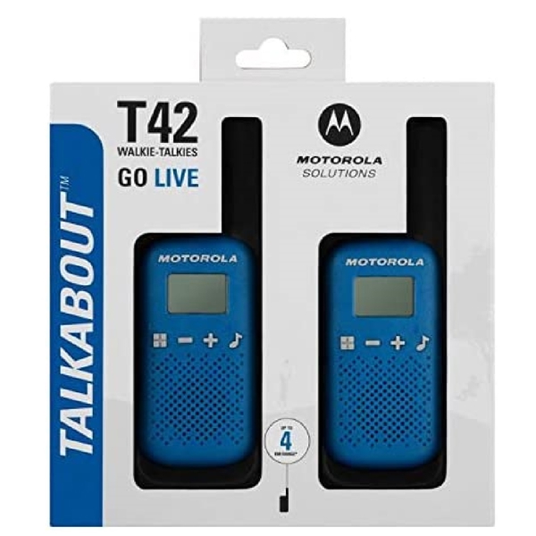 რაცია Motorola T42, 2Pcs, Walkie Talkies, Blue