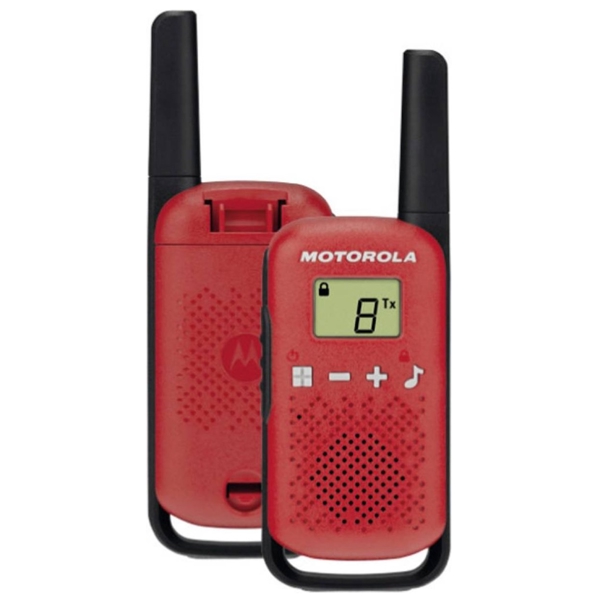 რაცია Motorola T42, 2Pcs, Walkie Talkies, Red