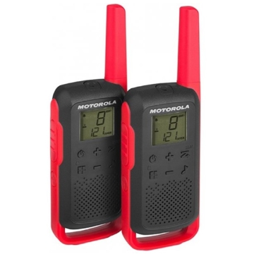 Motorola T62, 2Pcs, Walkie Talkies, Red