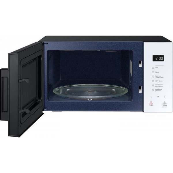 მიკროტალღური ღუმელი Samsung MG23T5018AW/BW, 2300W, 23L, Microwave Oven, White