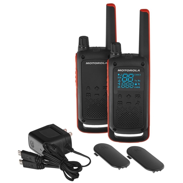 რაცია Motorola T82, 2Pcs, Walkie Talkies, Black