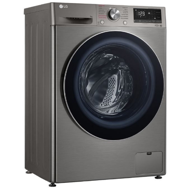 სარეცხი მანქანა LG F2V5HS2S.ASSPTSK, 7Kg, A, 1200Rpm, 55Db, Washing Machine, Silver